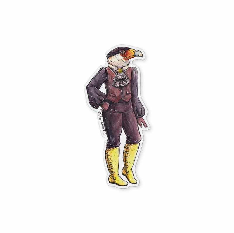 Baron Caracara sticker