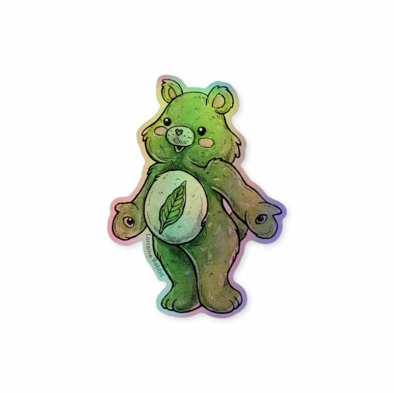 Medicine Bears - Holographic Sticker