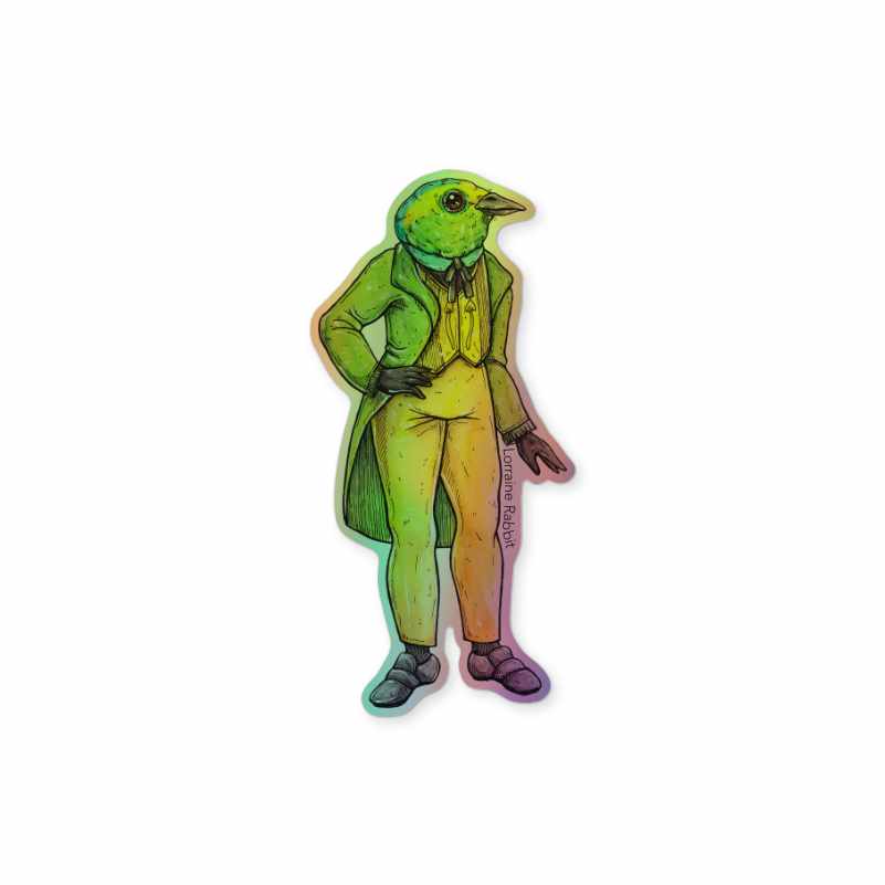 Duque y Duquesa Cejidorada - Sticker