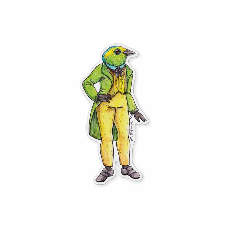 Duque y Duquesa Cejidorada - Sticker