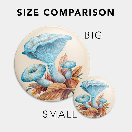 Lactarius indigo - Large brooch