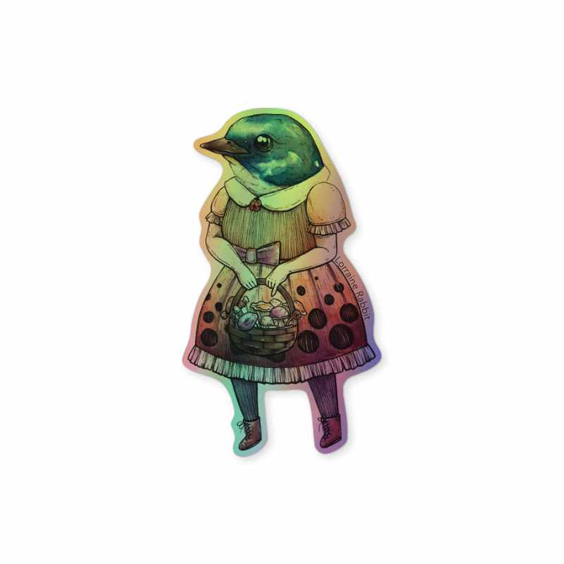 Lady Blue - sticker