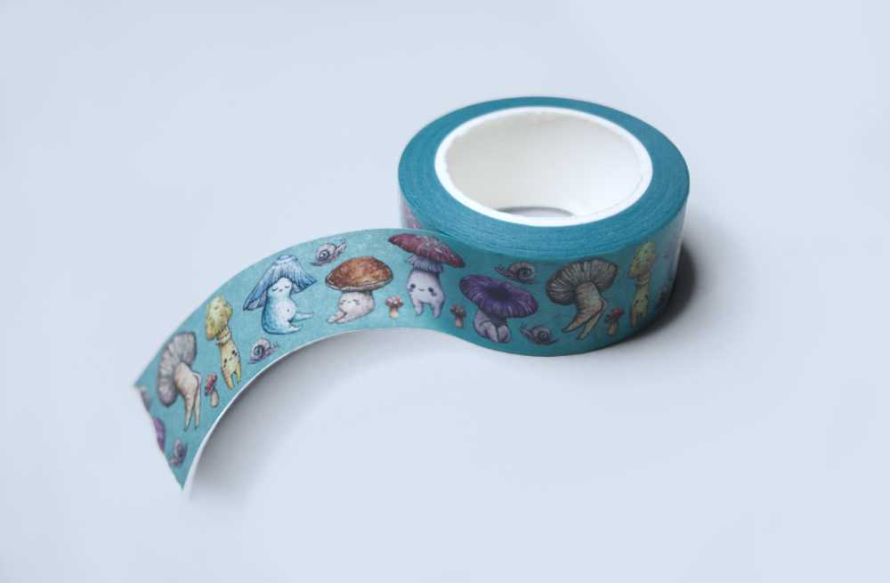 Washi tape - Honguitos felices