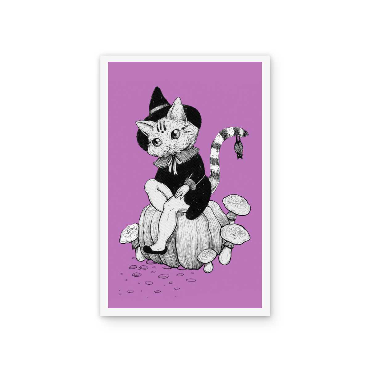 Pumpkin Cat (Purple)