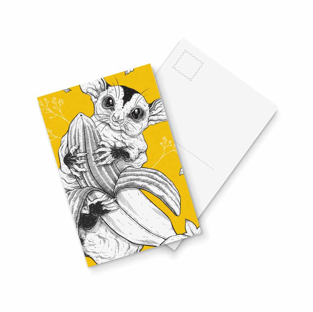 Banana - postcard