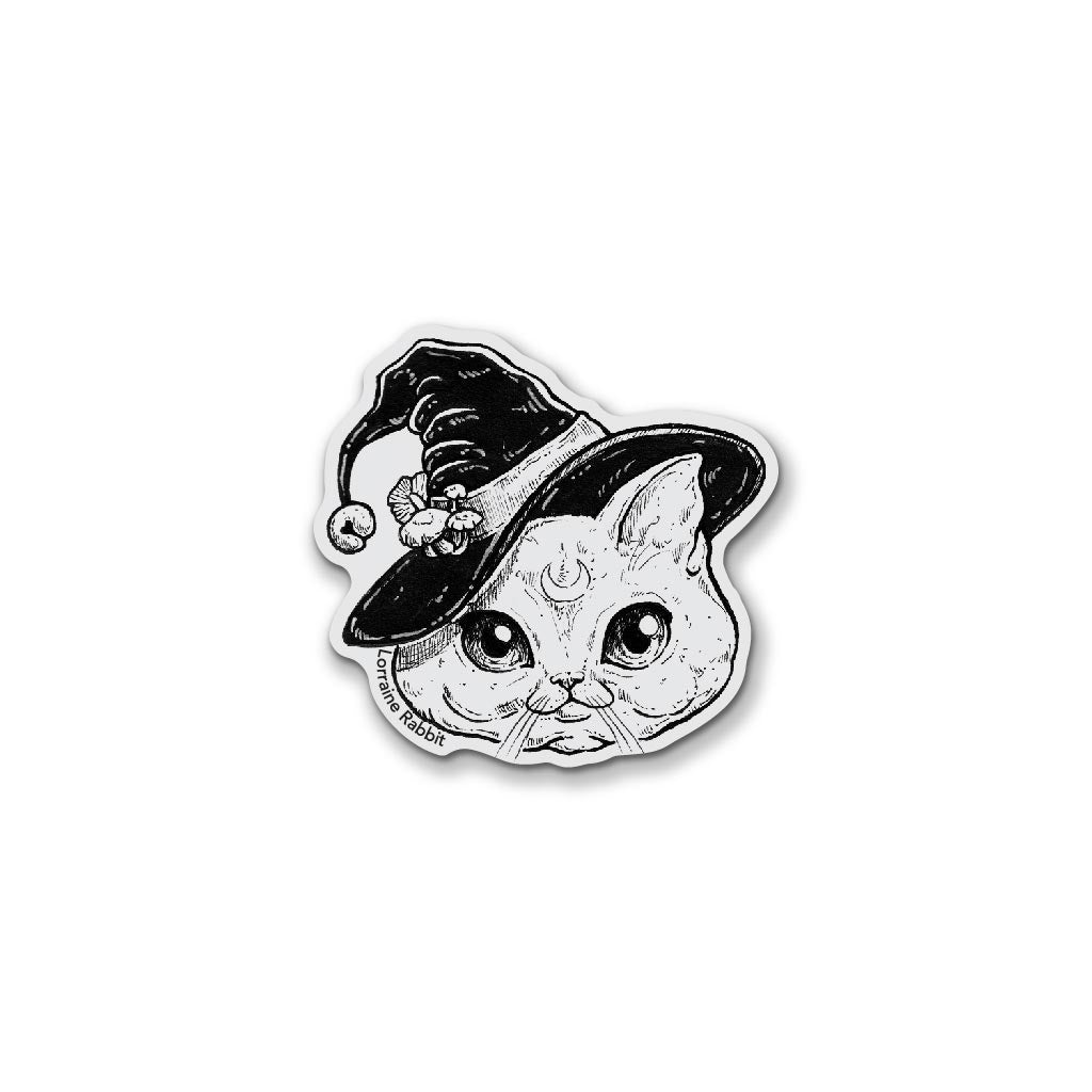 Witch Cat - sticker