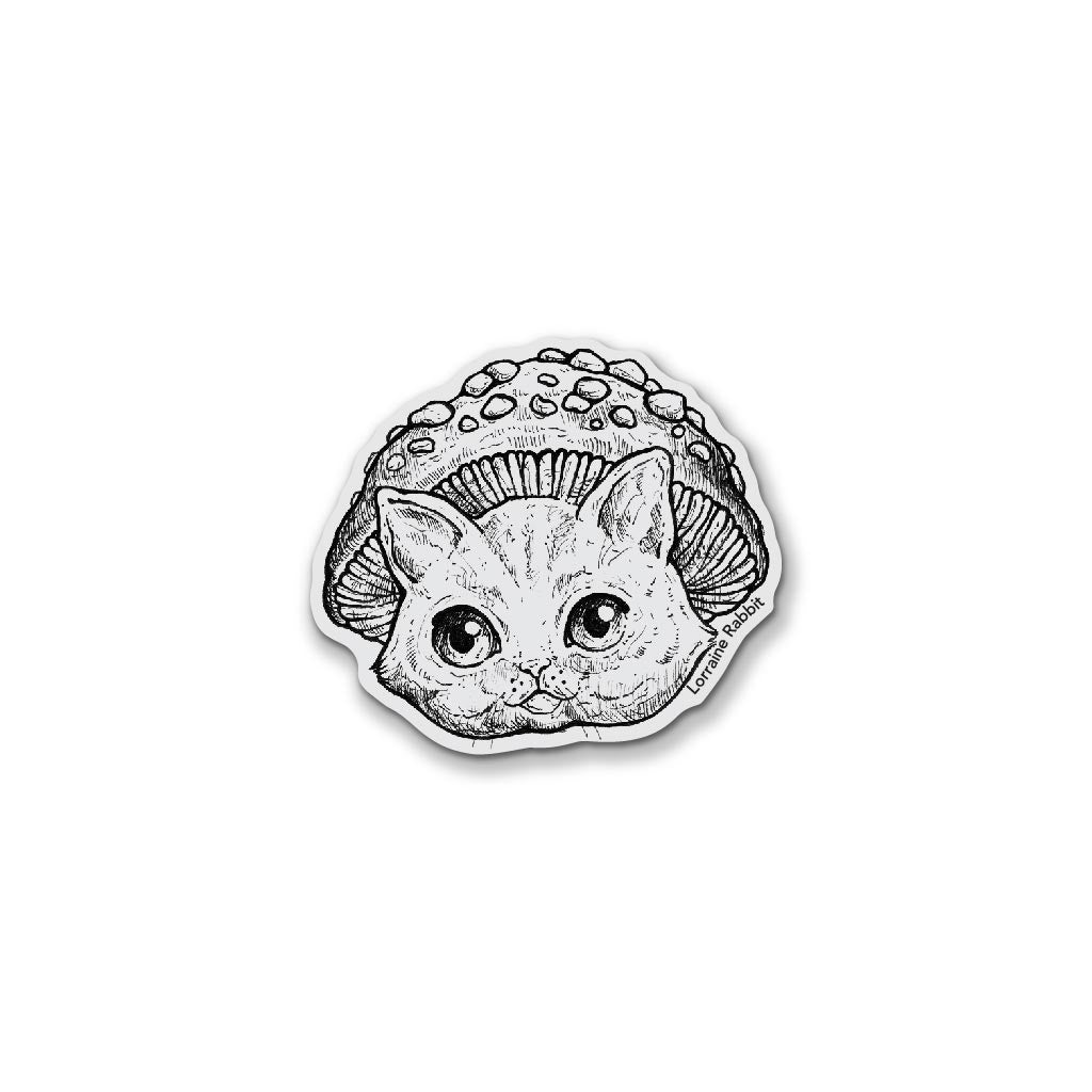 Muscaria Cat - Sticker