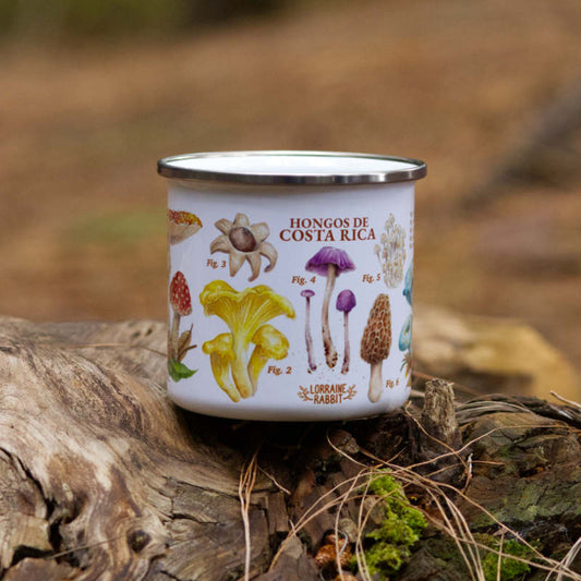 Costa Rican Mushrooms - Earthenware Cup