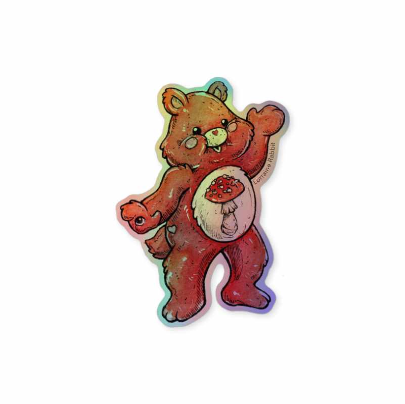 Medicine Bears - Holographic Sticker