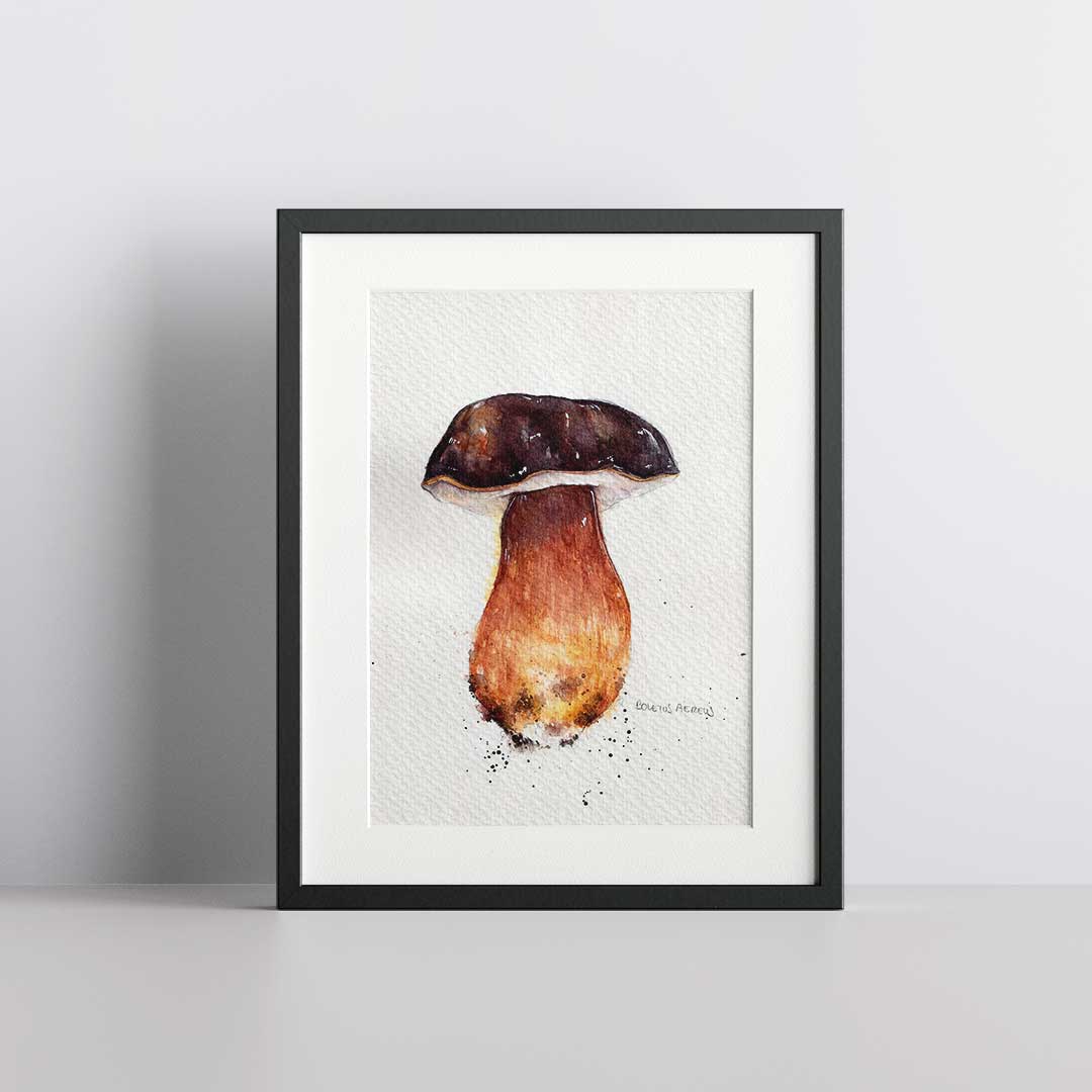 Boletus brown - Original painting