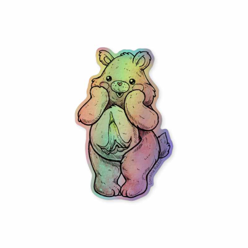 Medicine Bears - Holographic Sticker