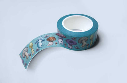 Washi tape - Honguitos felices
