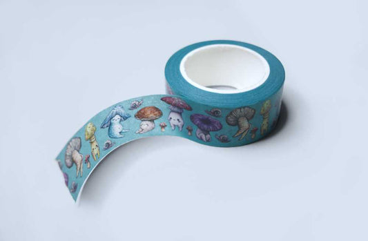Washi tape - Honguitos felices