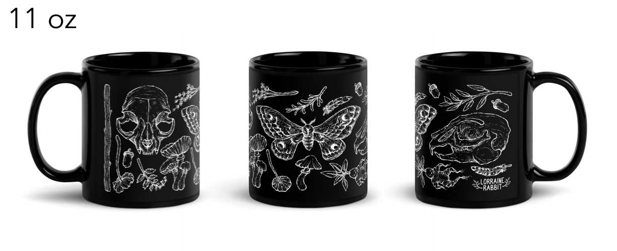 Witchcraft - Ceramic Black Mug