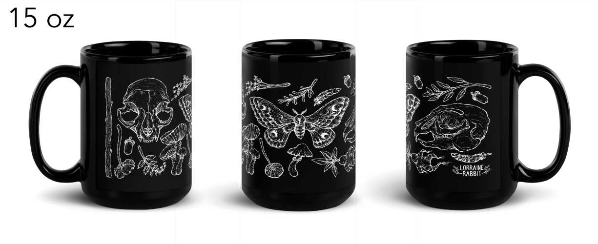 Witchcraft - Ceramic Black Mug