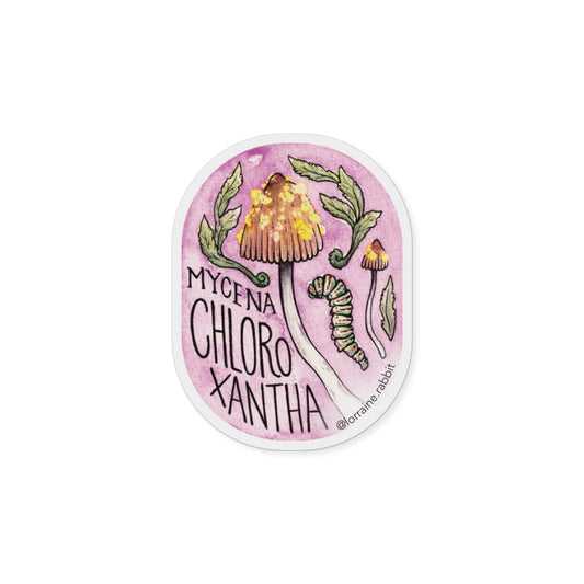 Mycena chloroxantha - sticker