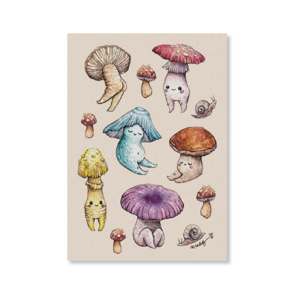 Happy mushrooms 01 - a5