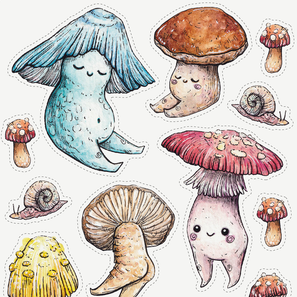 Happy mushrooms 01