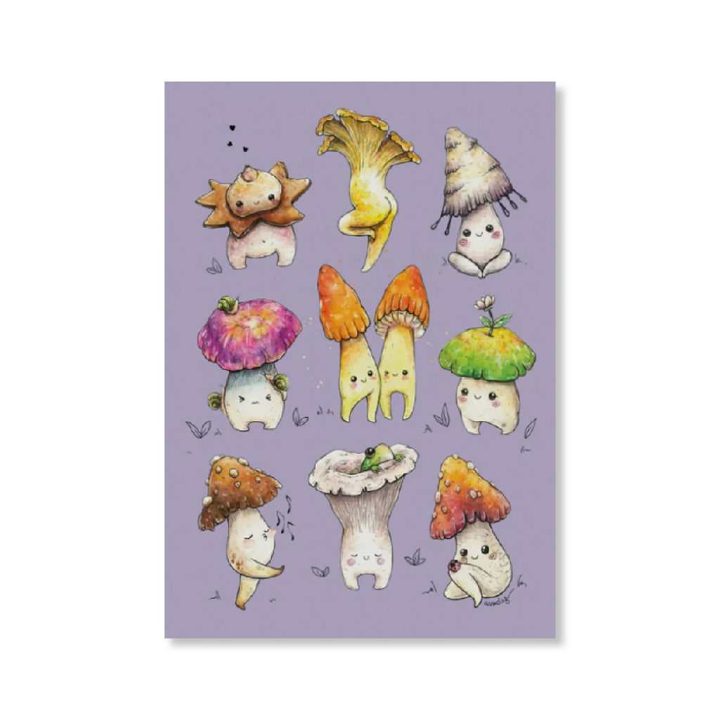 Happy mushrooms 02 - a5