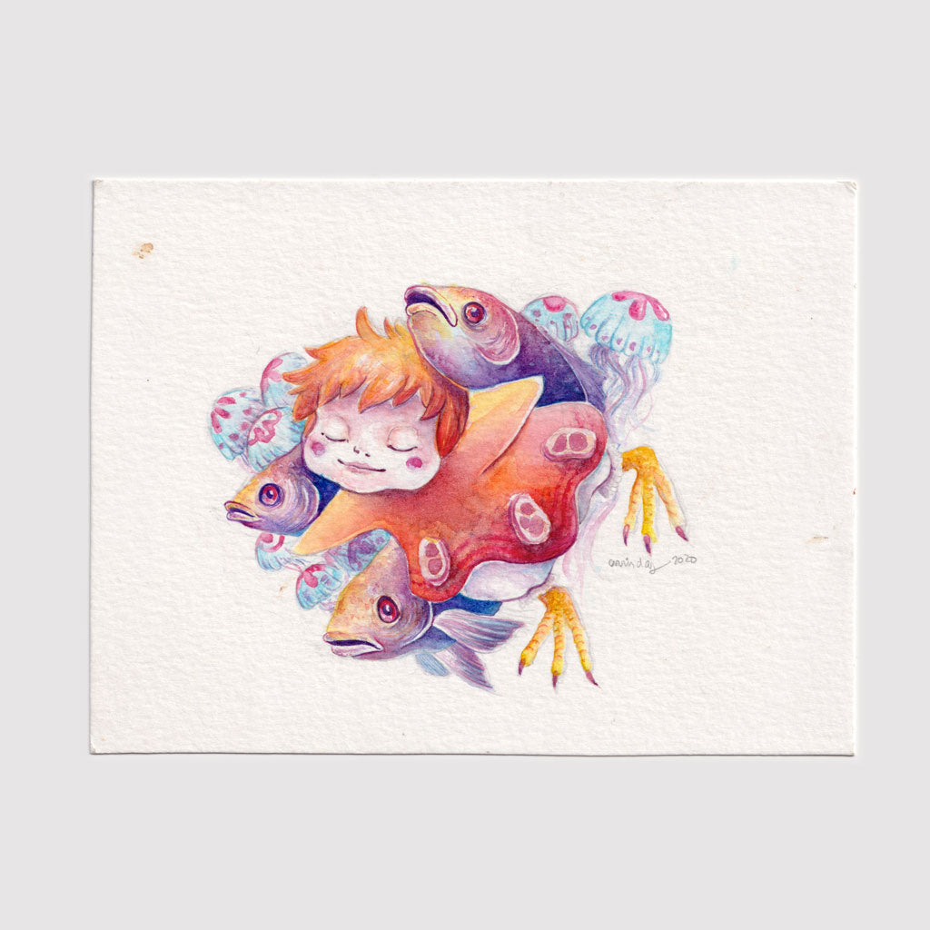 Ponyo - Original painting – Lorraine Rabbit