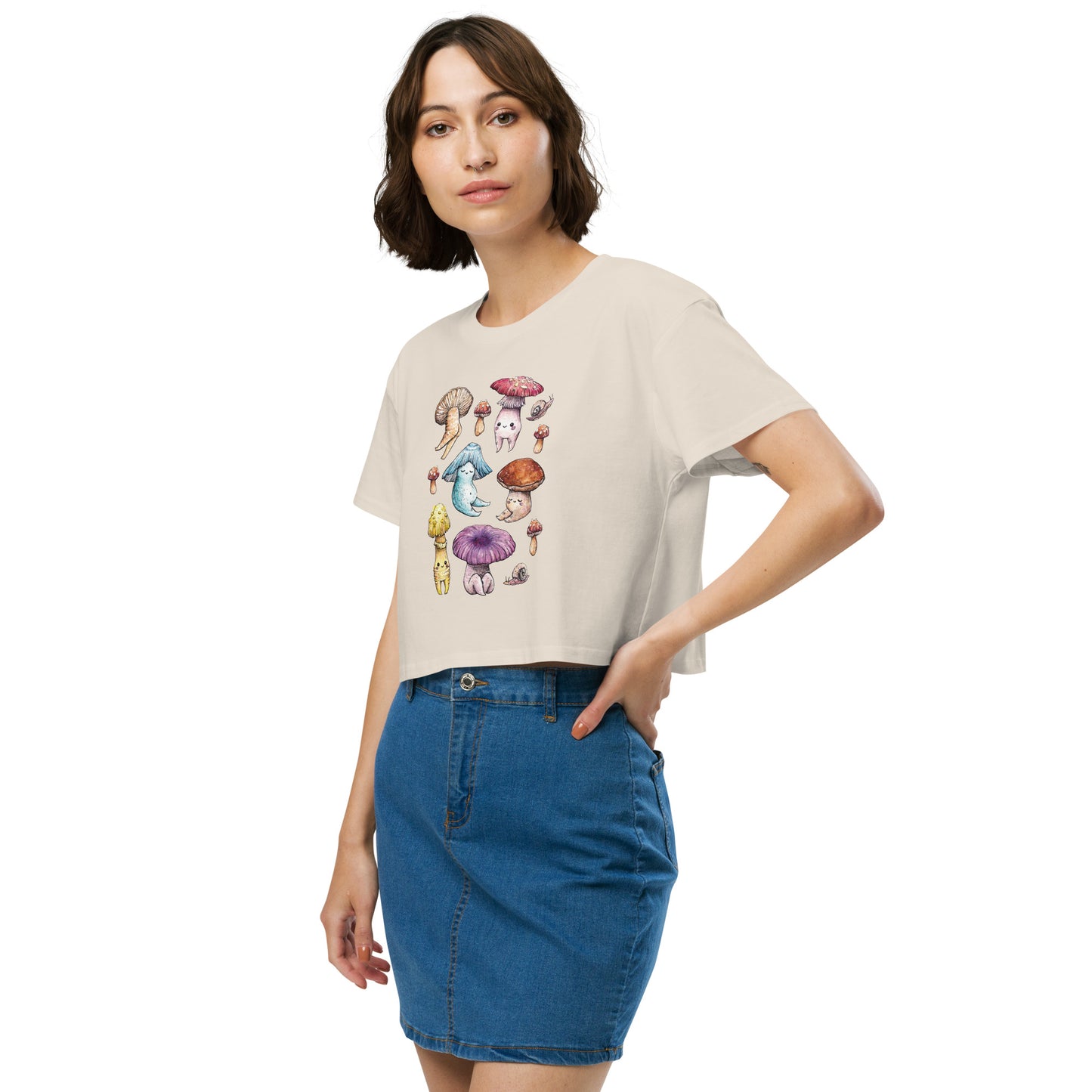 Happy Shroms - Women’s crop top